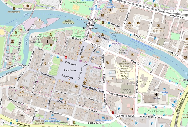 Mapa Bydgoszczy