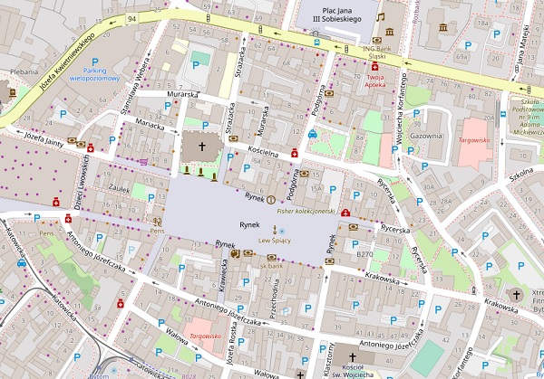 Mapa Bytomia