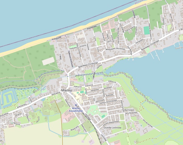 Mapa Mielna